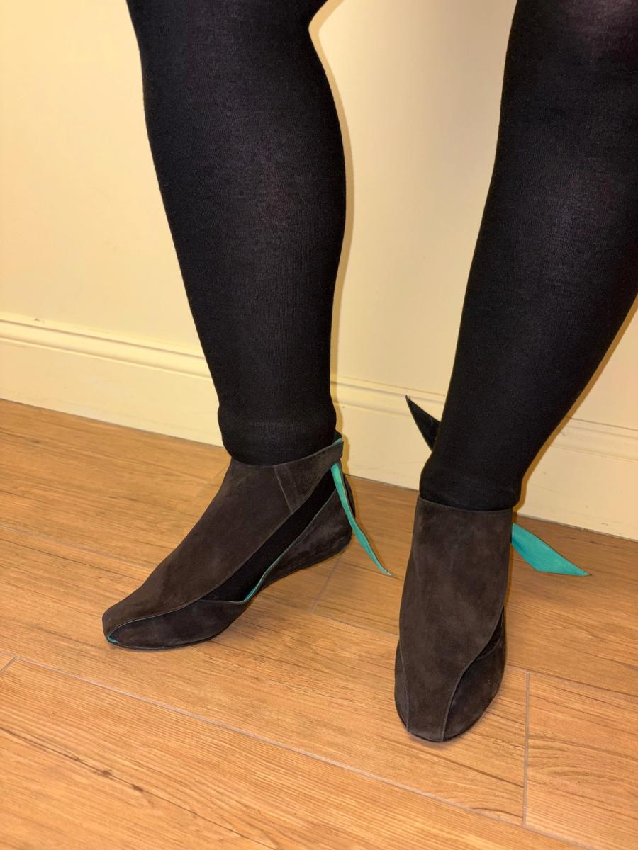 80s Flat Shoes with Ankle Straps product image