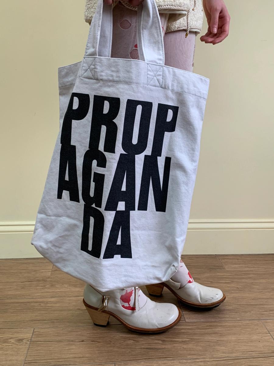 Vivienne Westwood Gold Label 2006 'Blow Me Up' / 'Propaganda' Tote  product image