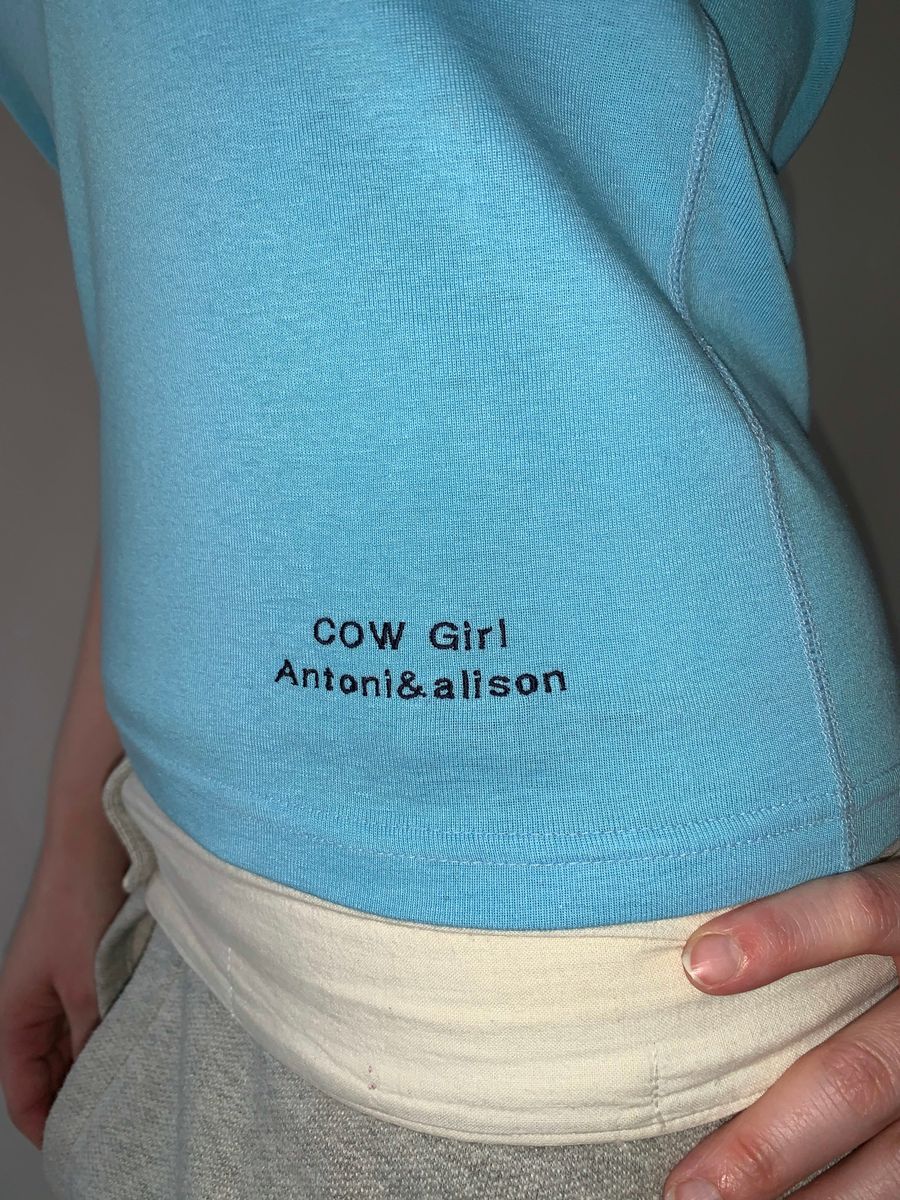 Antoni & Alison 'COW...GIRL' T-Shirt product image