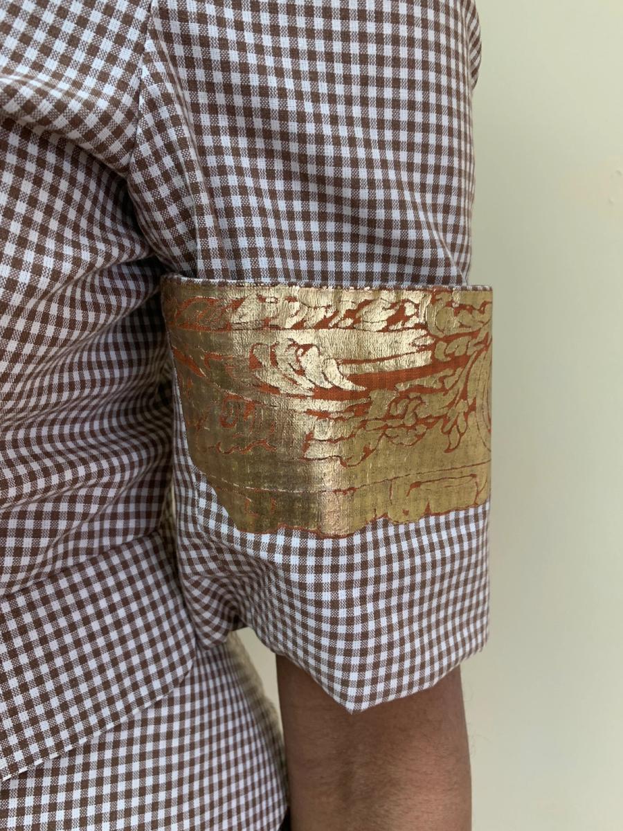 Vivienne Westwood 1989 'Civilizade' Gingham Suit With Gold Frame product image