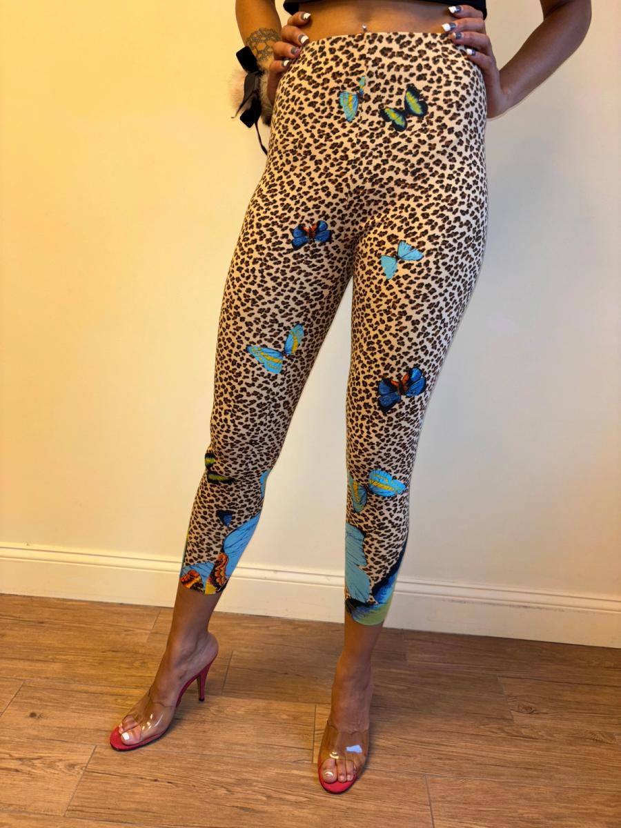 Kenzo Cheetah Print Butterfly Leggings product image