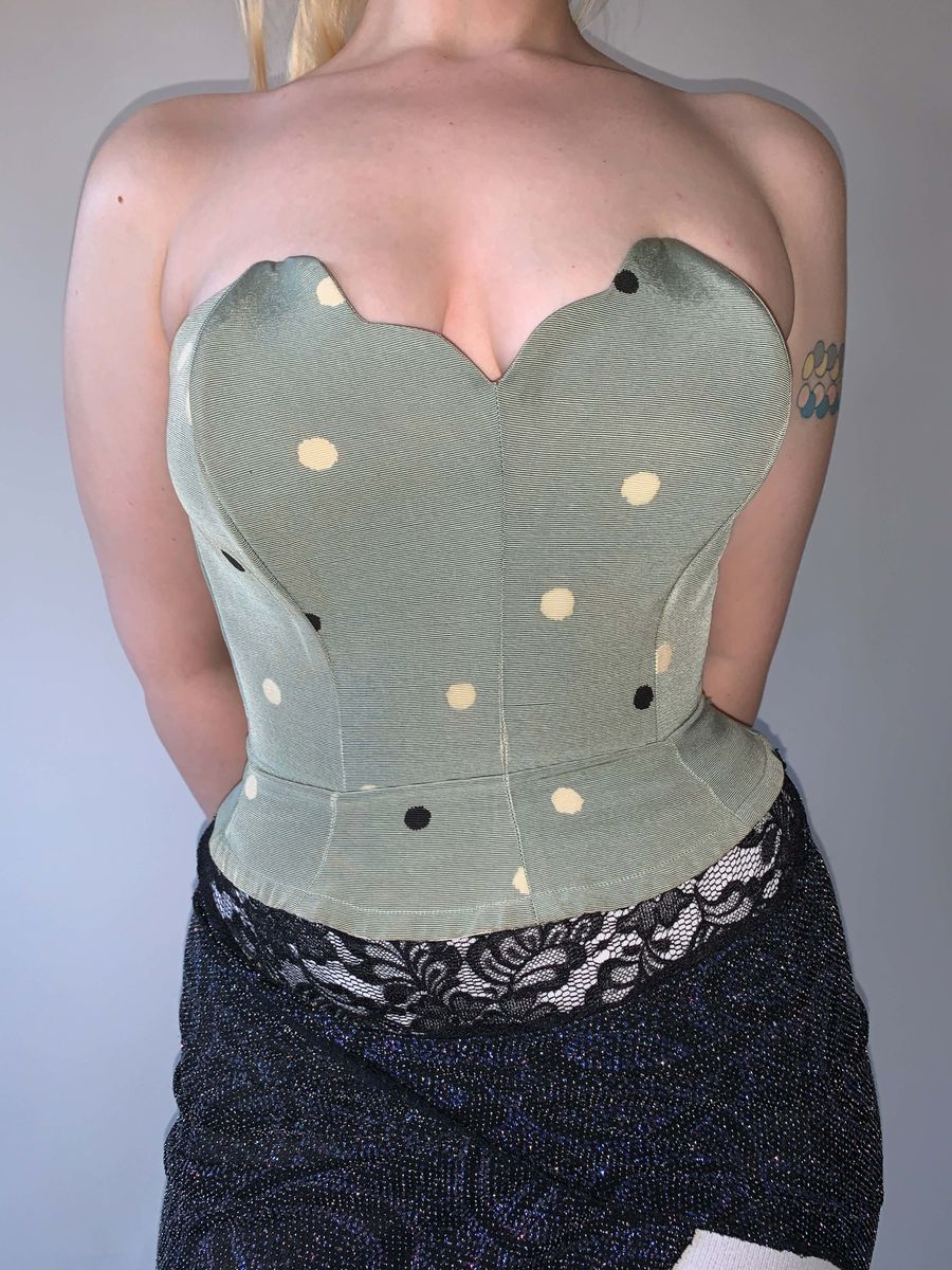 50s Dotted Atomic Kestos Bustier product image