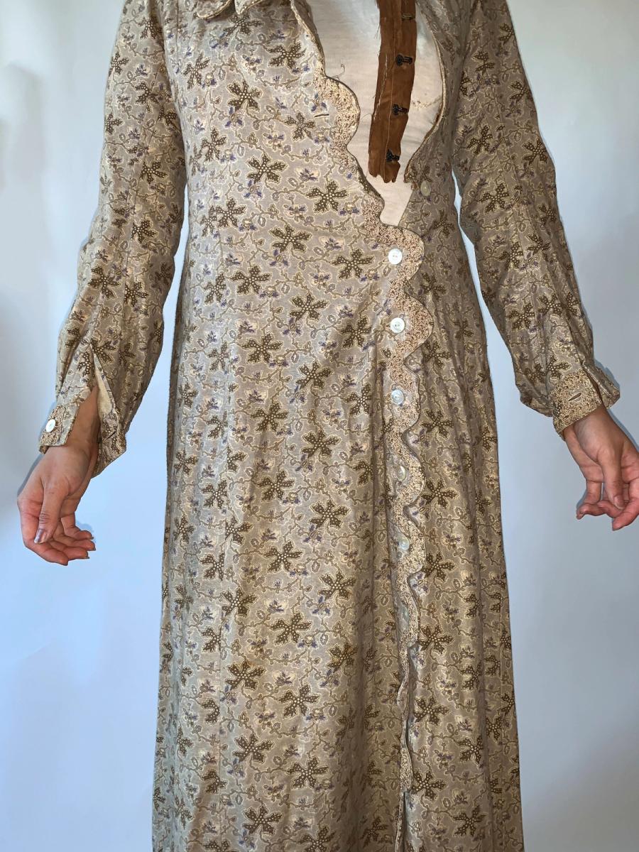 Antique Victorian Flannel Gown product image