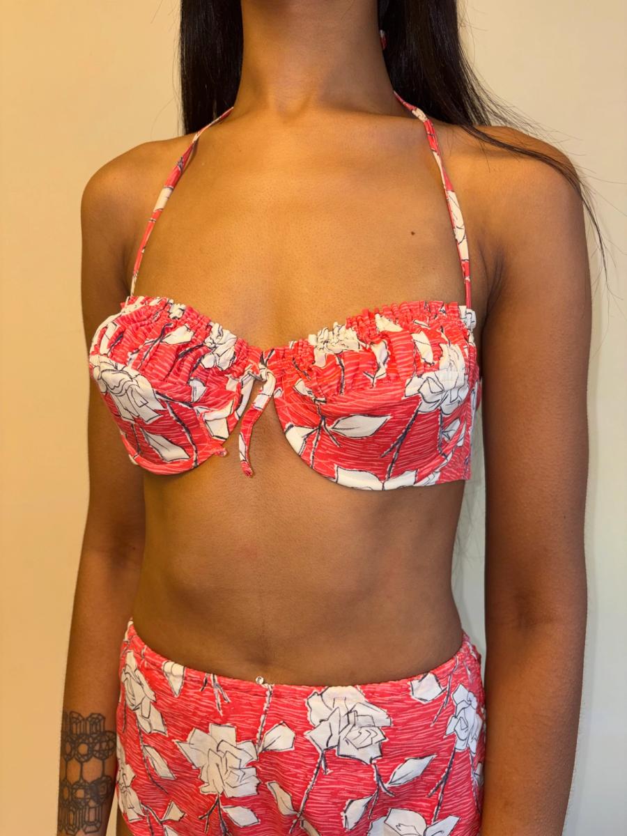 1950s Rose Print Bikini product image