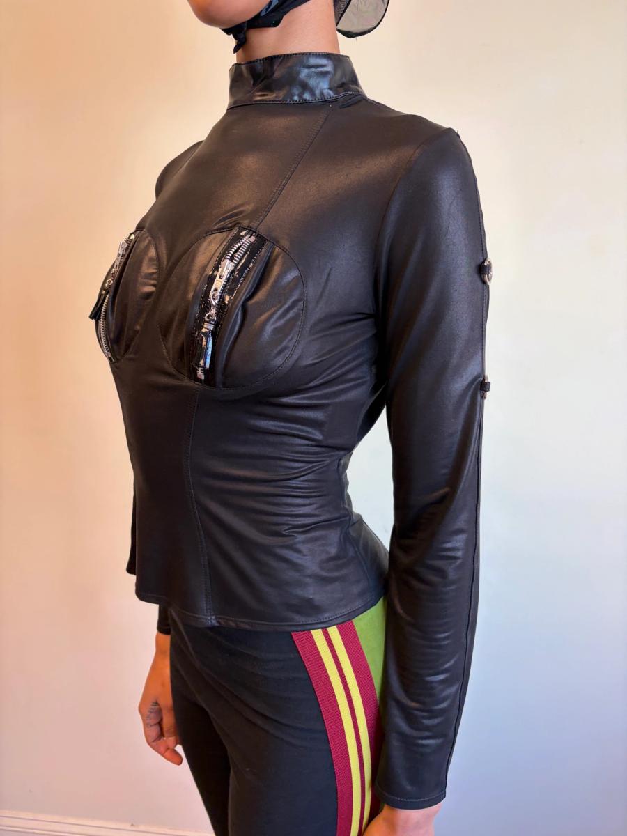 Patrice Catanzaro Zip Boob Fetish Top  product image