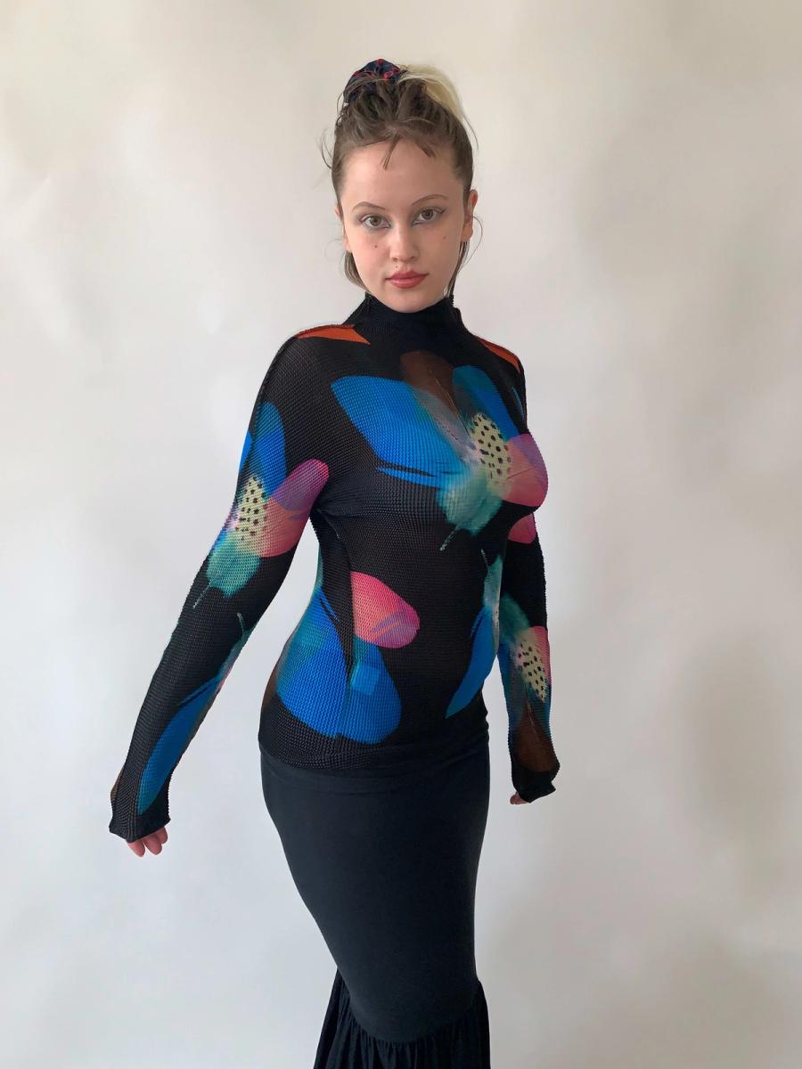 Issey Miyake Pleated Feather Shirt product image