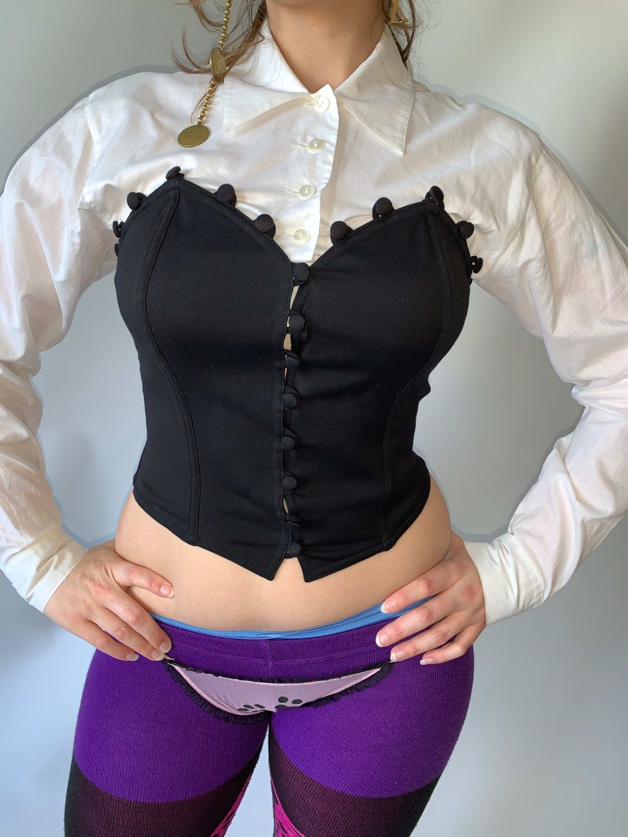 Chantal Thomass Button Illusion Bustier product image