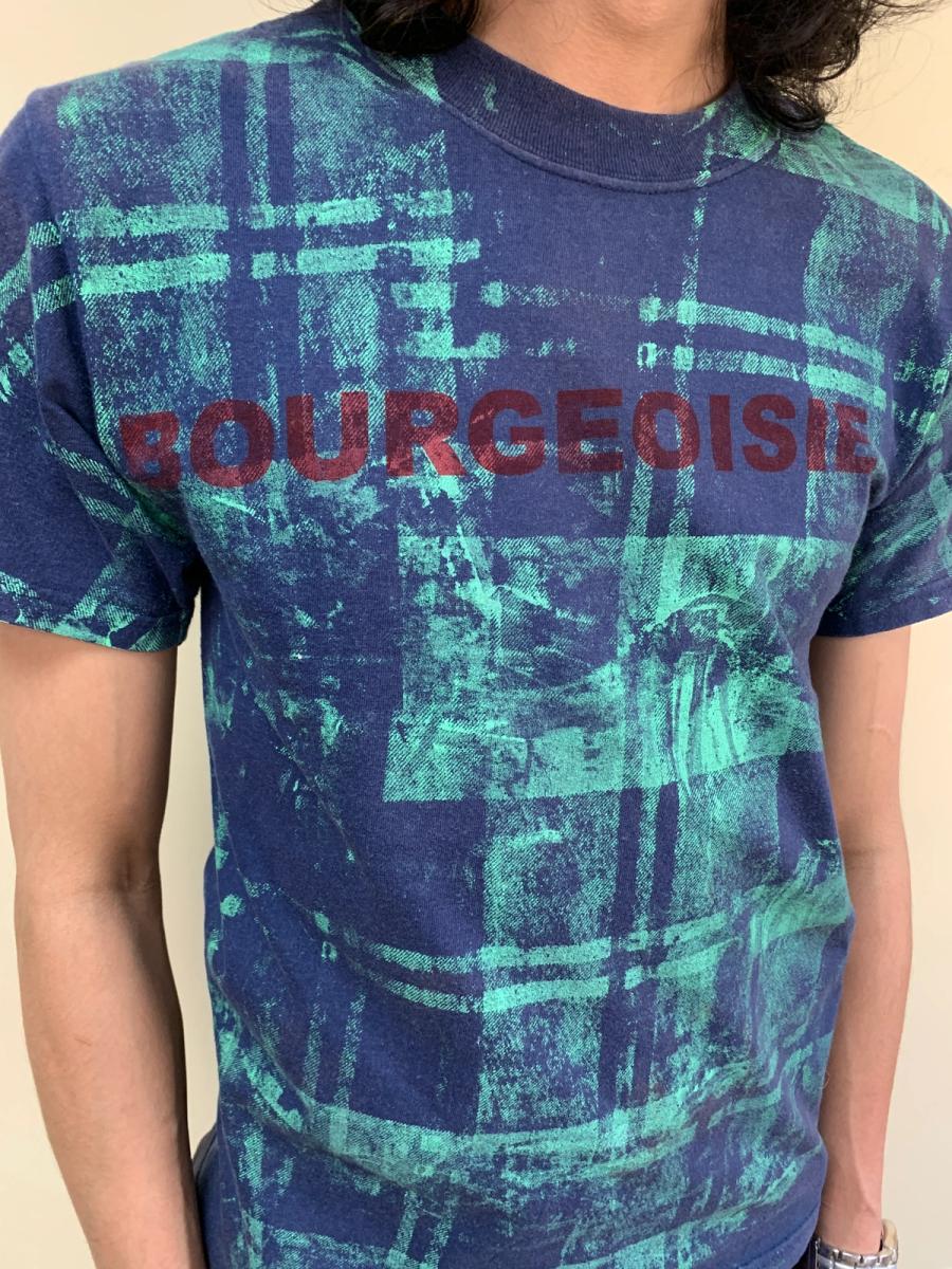 90s Obscure Desire of Bourgeoisie Painted Plaid T-shirt product image