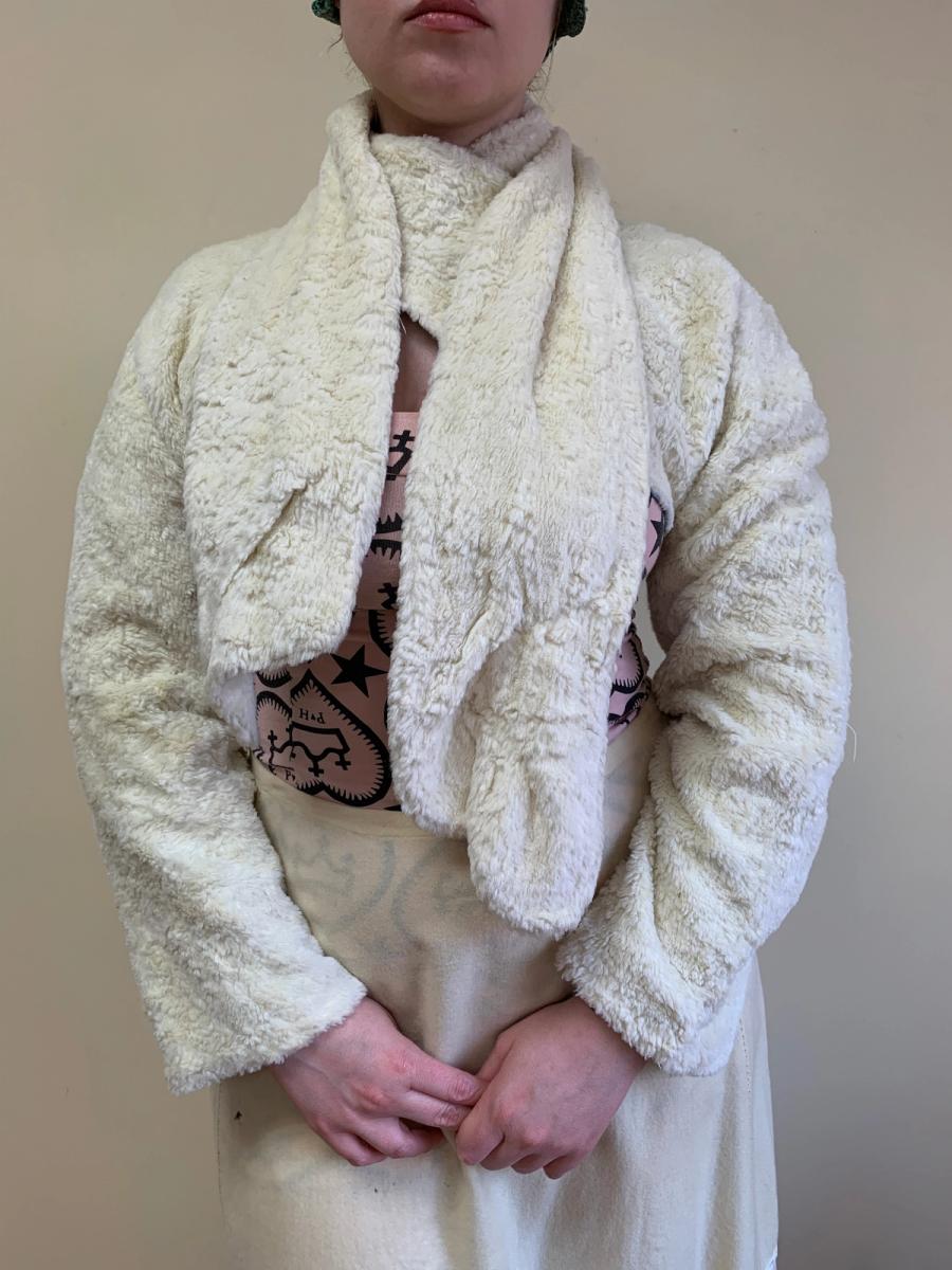 Jane Marple Faux Fur Shrug product image