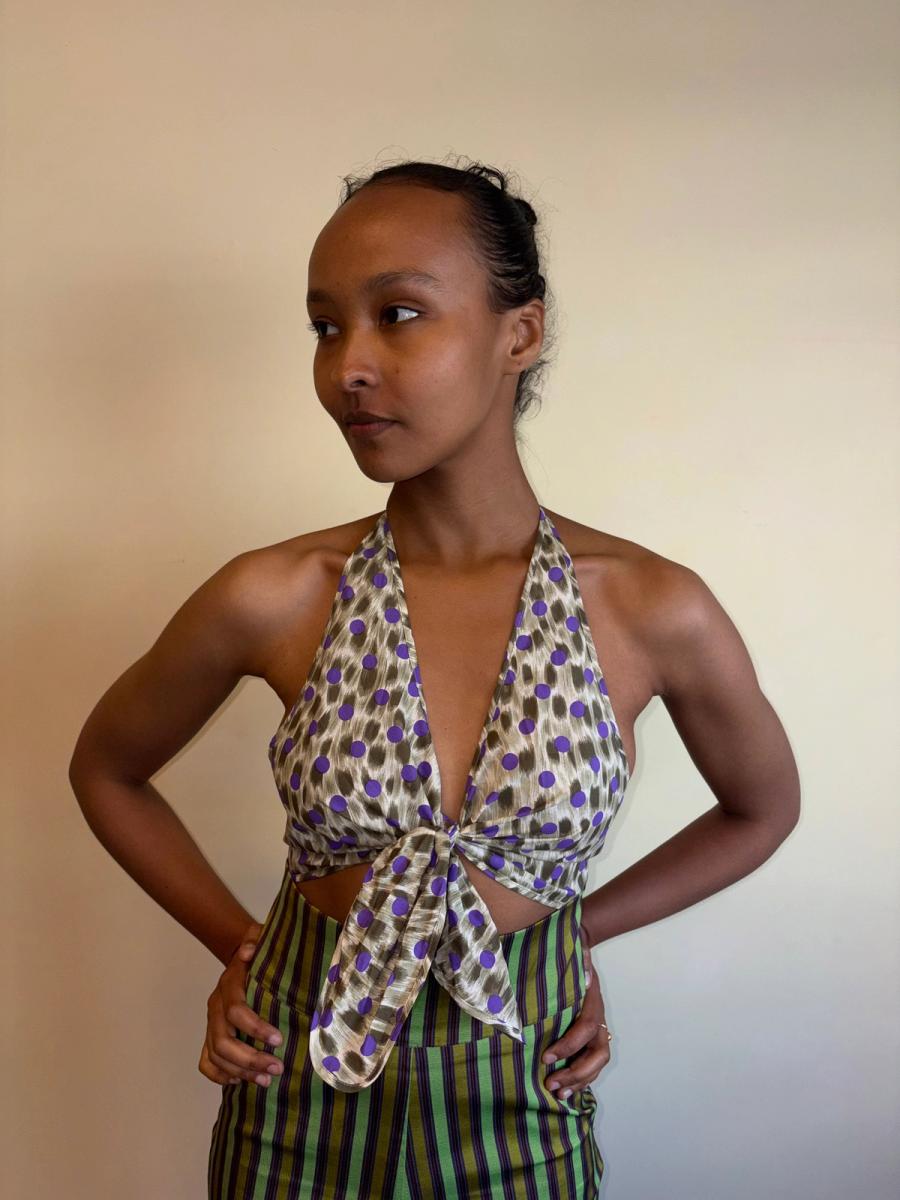 Ungaro Leopard Polka Dot Halter  product image