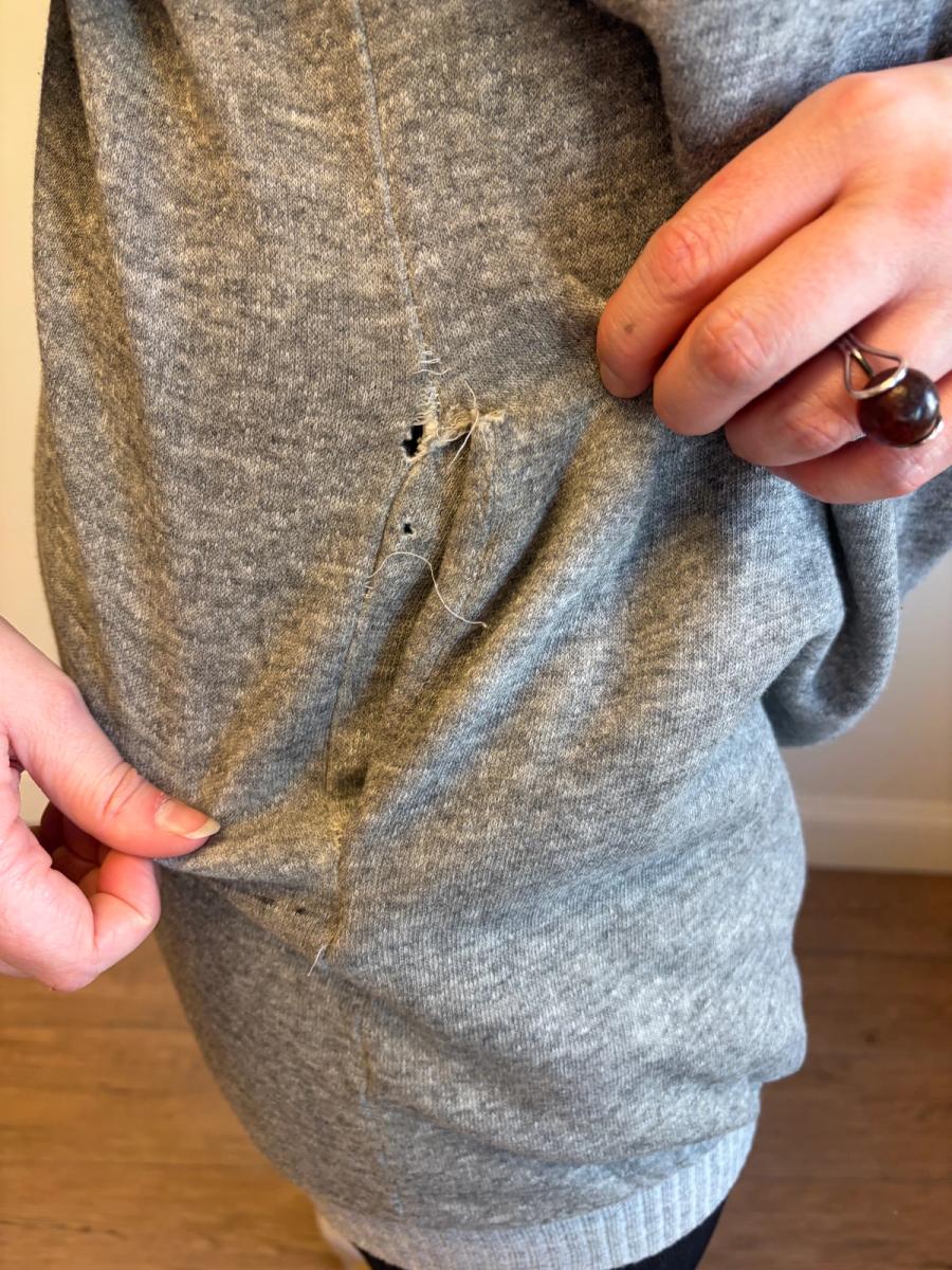 1980  Norma Kamali Gray Zip Up Jumpsuit product image