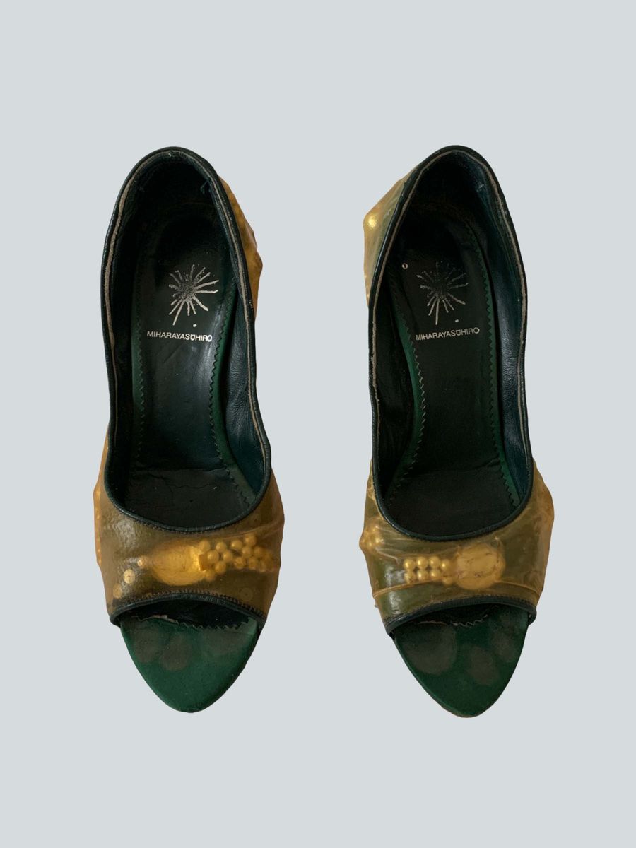 Mihara Yasuhiro Clear Sculptural Pumps product image