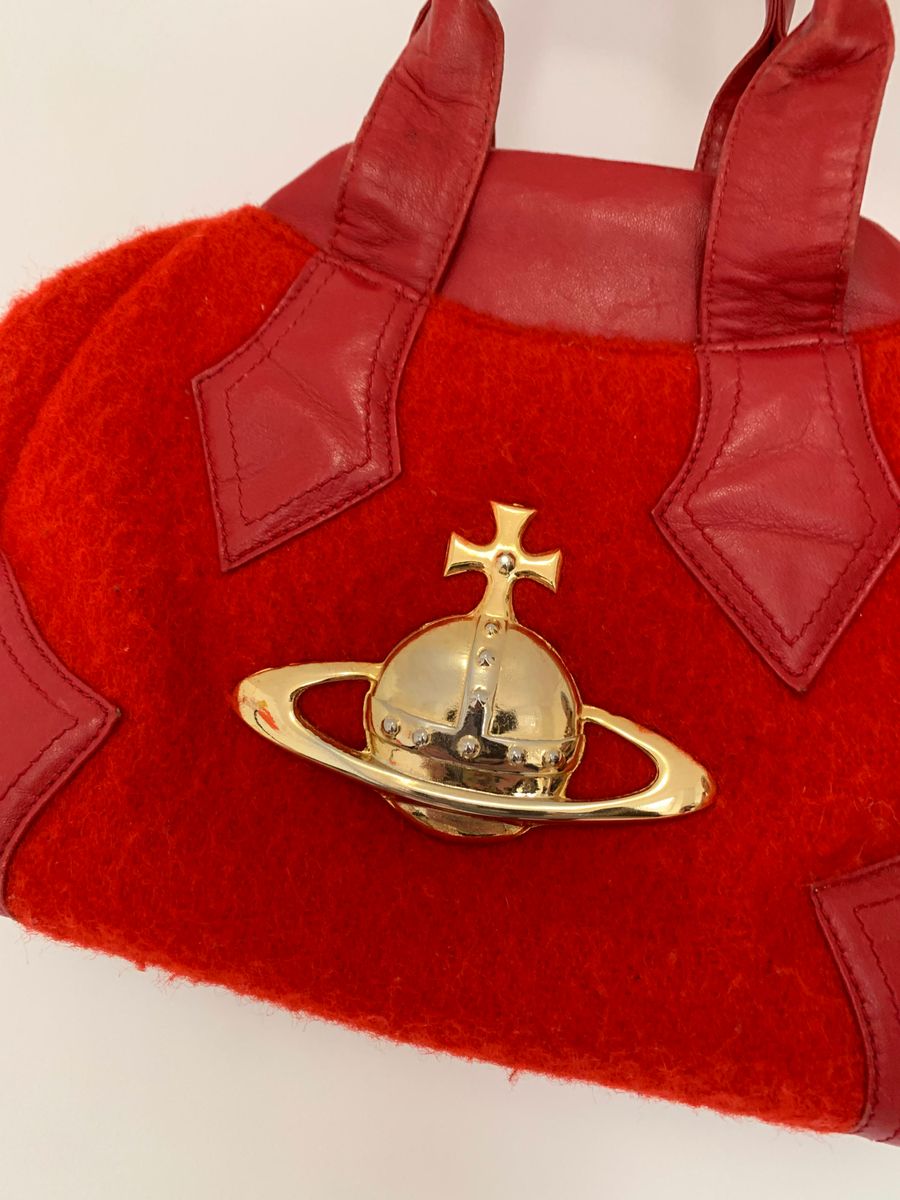 Vivienne Westwood 80s/90s Tweed Big Orb Bag product image