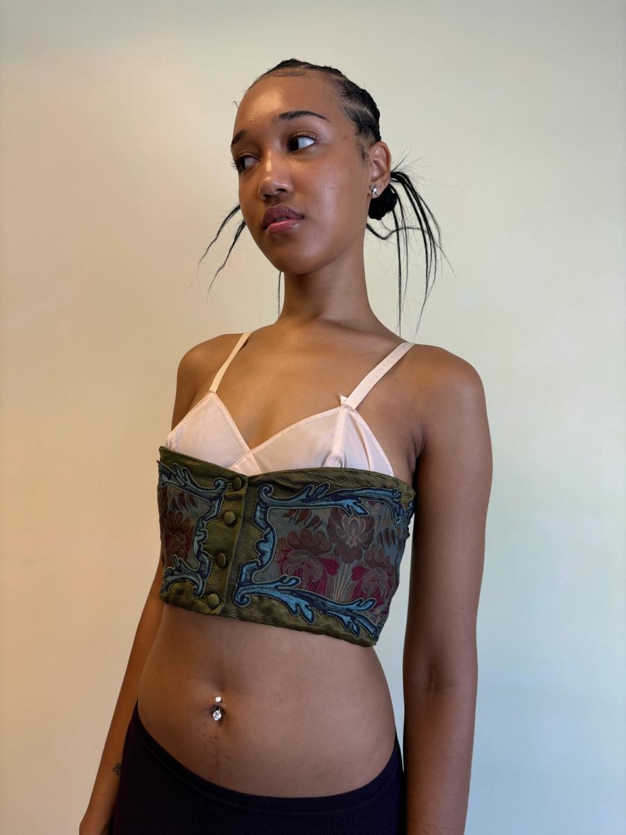 1990 Romeo Gigli Brocade Bandeau product image