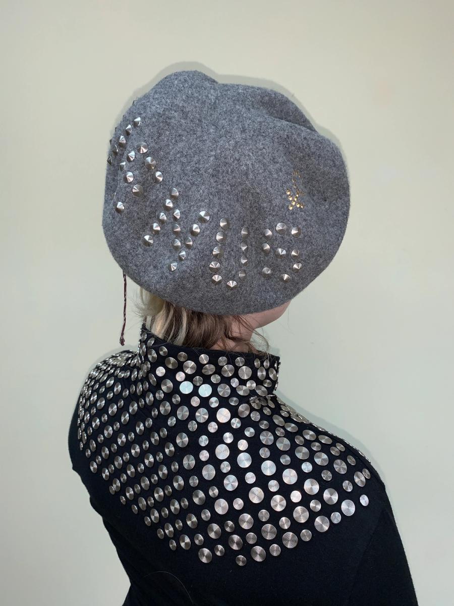 Vivienne Westwood Studded Gray "Venus" Beret product image