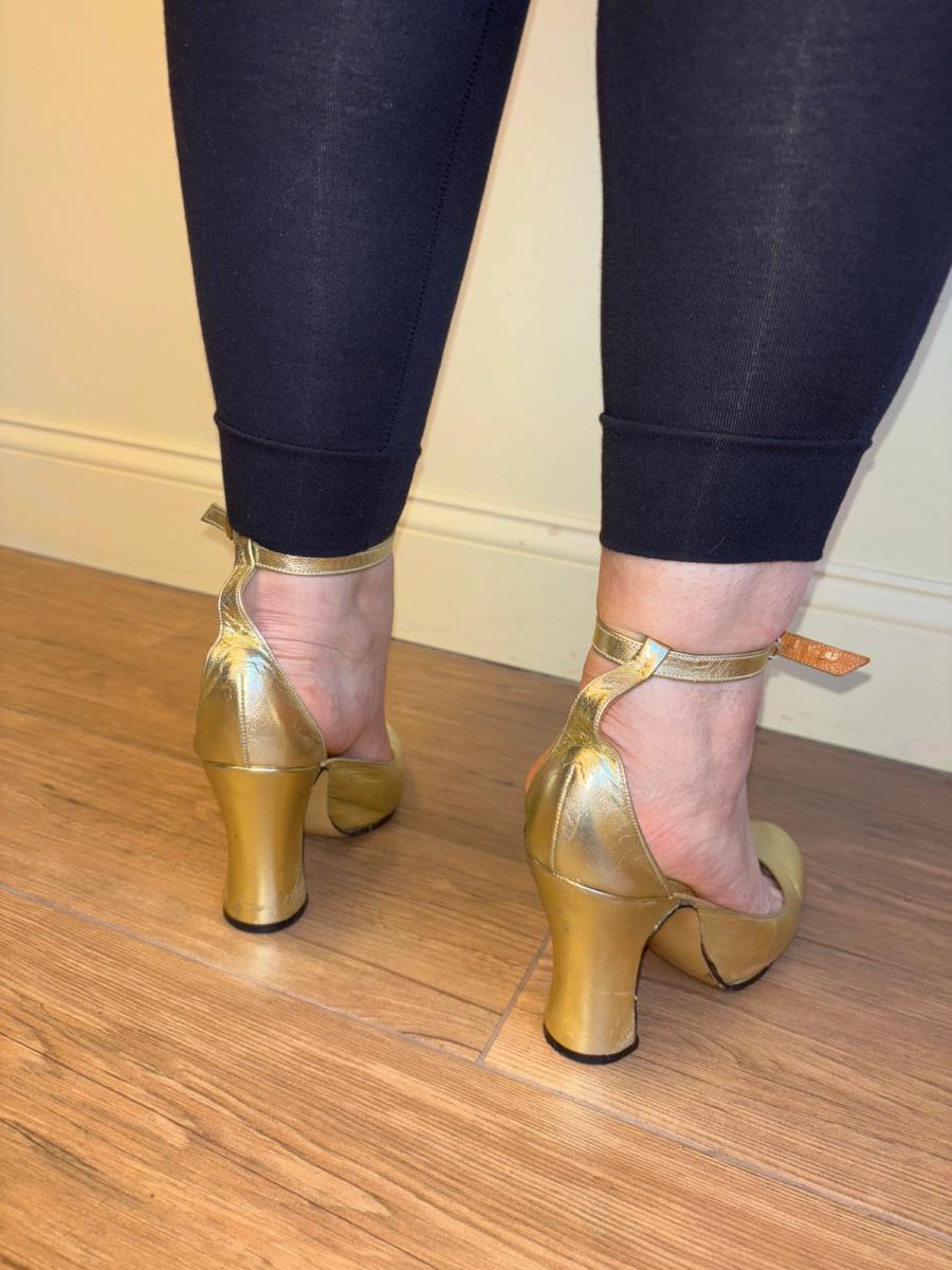 1980s Vivienne Westwood Gold Tart Pumps product image