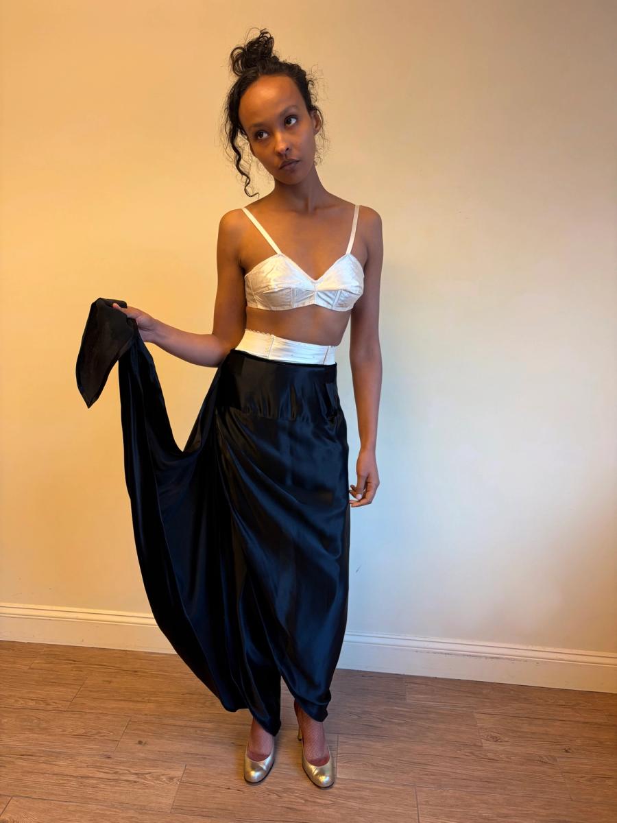1980s Norma Kamali OMO Convertible Skirt Pant  product image