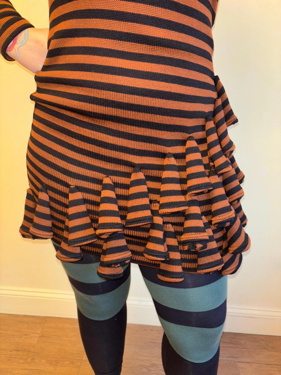 1980s Dorothée Bis Knit Dimensional Dress product image