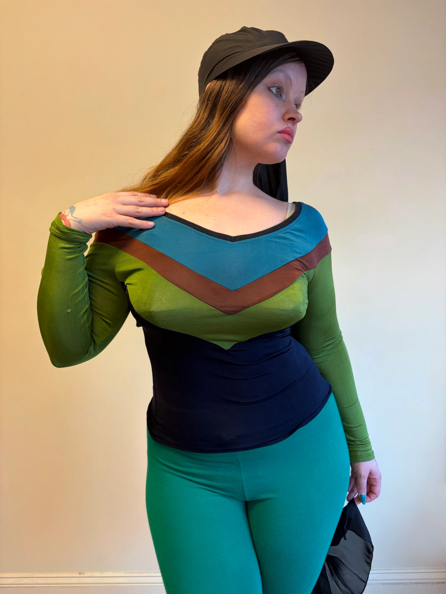 80s Junior Gaultier Chevron Jogging Top product image