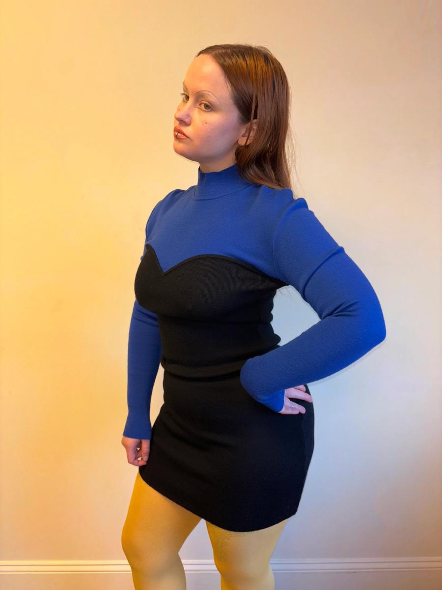 Chantal Thomass Suite Blue Sweetheart Illusion Dress  product image