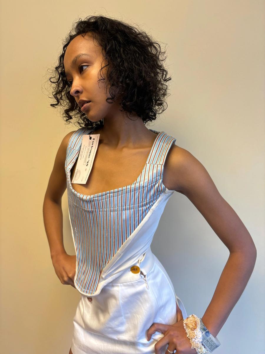 80s Vivienne Westwood Striped Corset product image