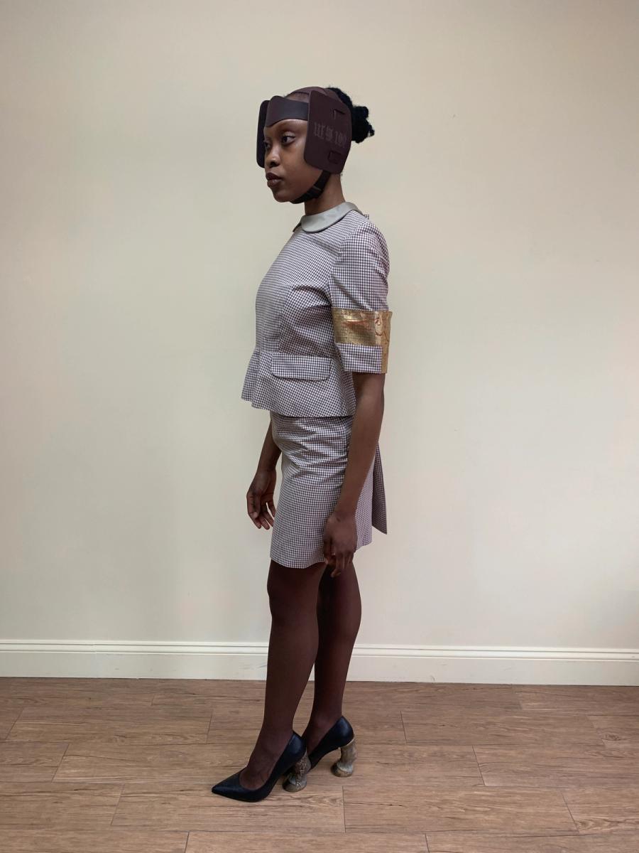 Vivienne Westwood 1989 'Civilizade' Gingham Suit With Gold Frame product image