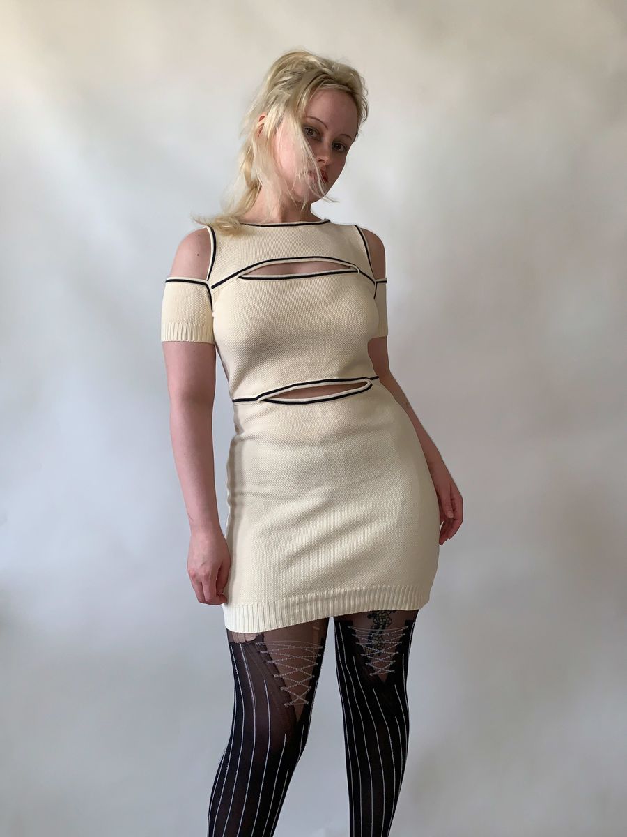 Vintage Vivienne Westwood Knit Cutout Dress product image