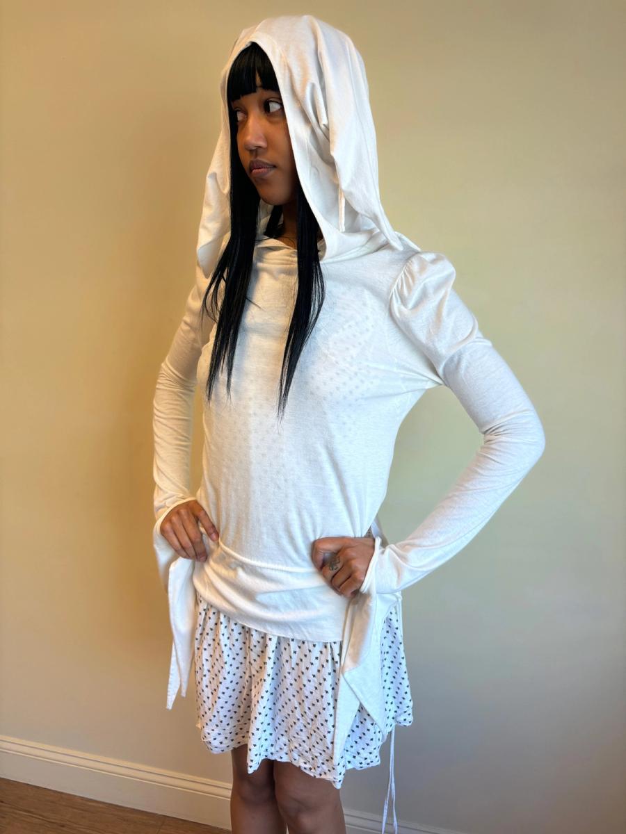 Bernhard Willhelm White Cat Ear Top product image
