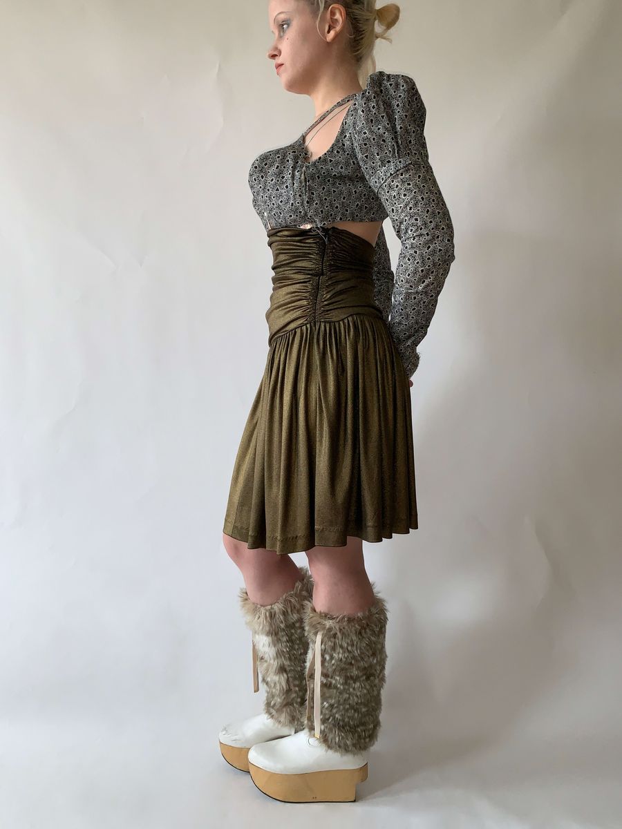 80s Norma Kamali OMO Ultra High-waisted Skirt product image