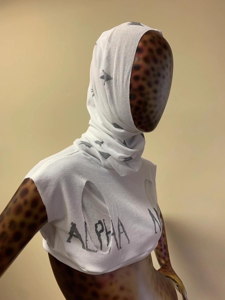 Alpha Male Top With Cotton Mesh Hood product image