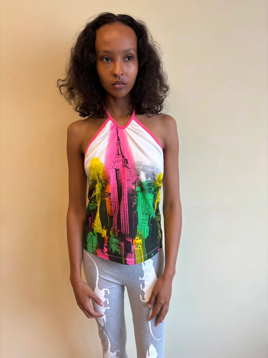 Fiorucci Cityscape Halter Top