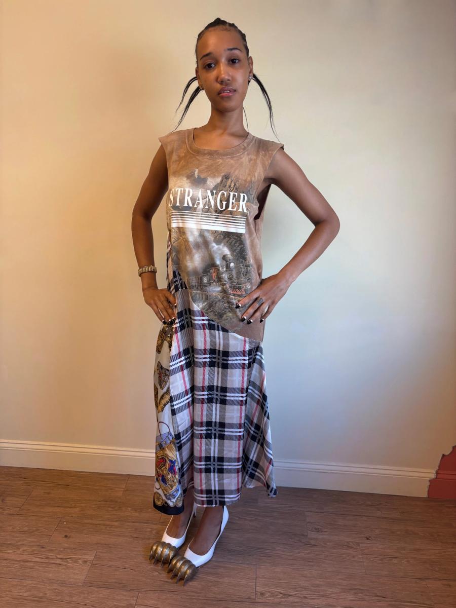 DryCleanOnly 'Stranger' Patchwork Dress product image