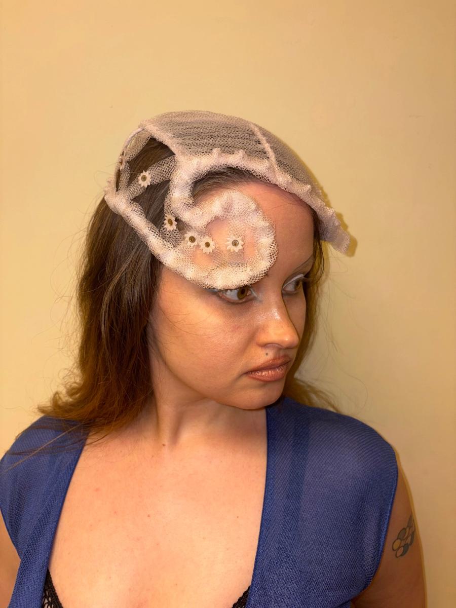 1950s Tulle Fascinator product image