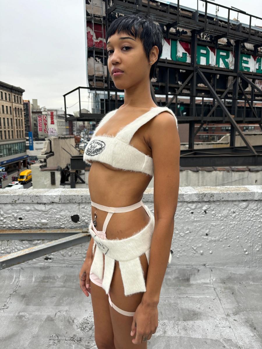 Doll Mark Mohair Mini Skirt product image