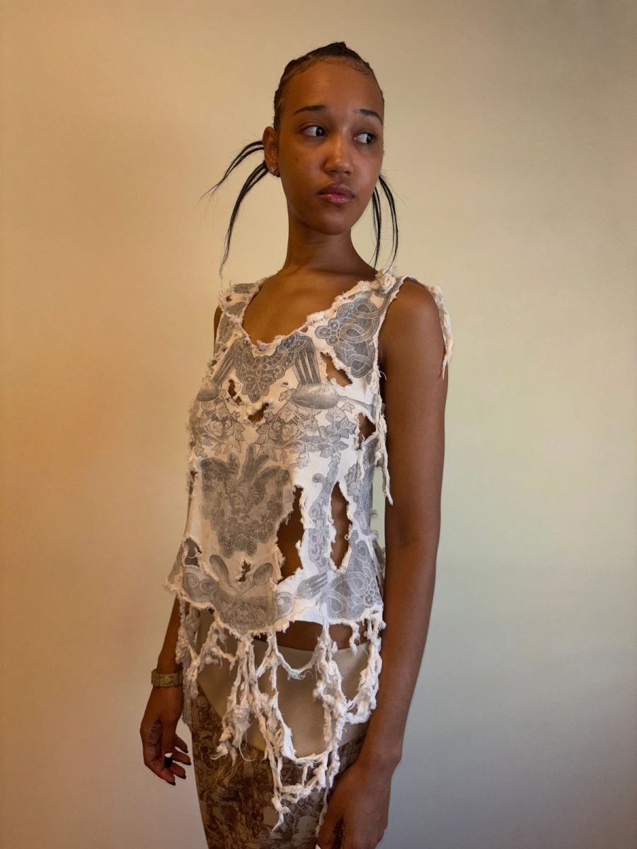 Nozomi Ishiguro Shredded Utensil Tunic product image