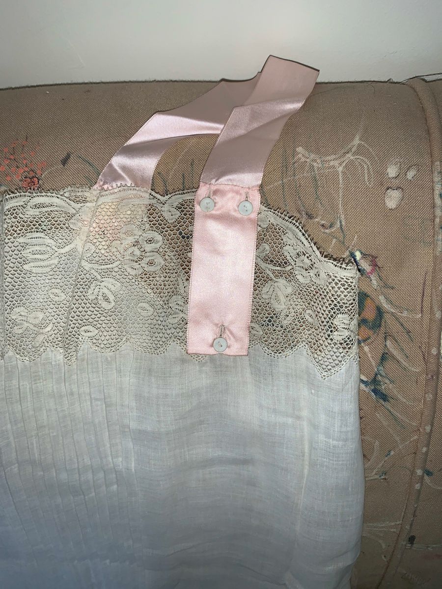 French Two Piece Edwardian Trousseau Lingerie Set product image