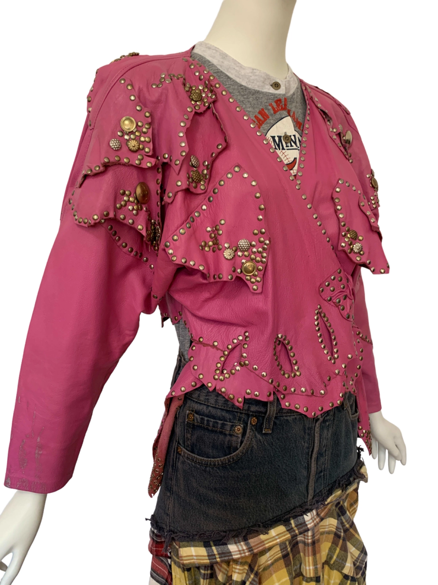 80s Studded Leather Jacket product image