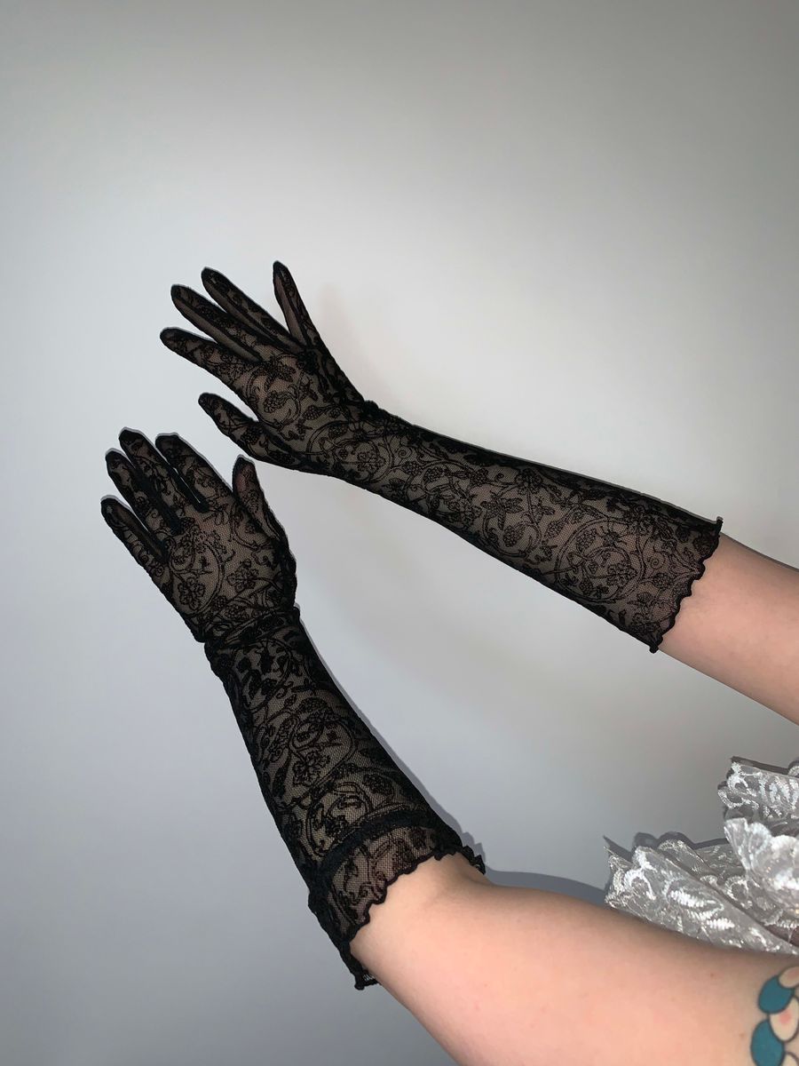 Vintage Vivienne Westwood Black Lace Gloves product image