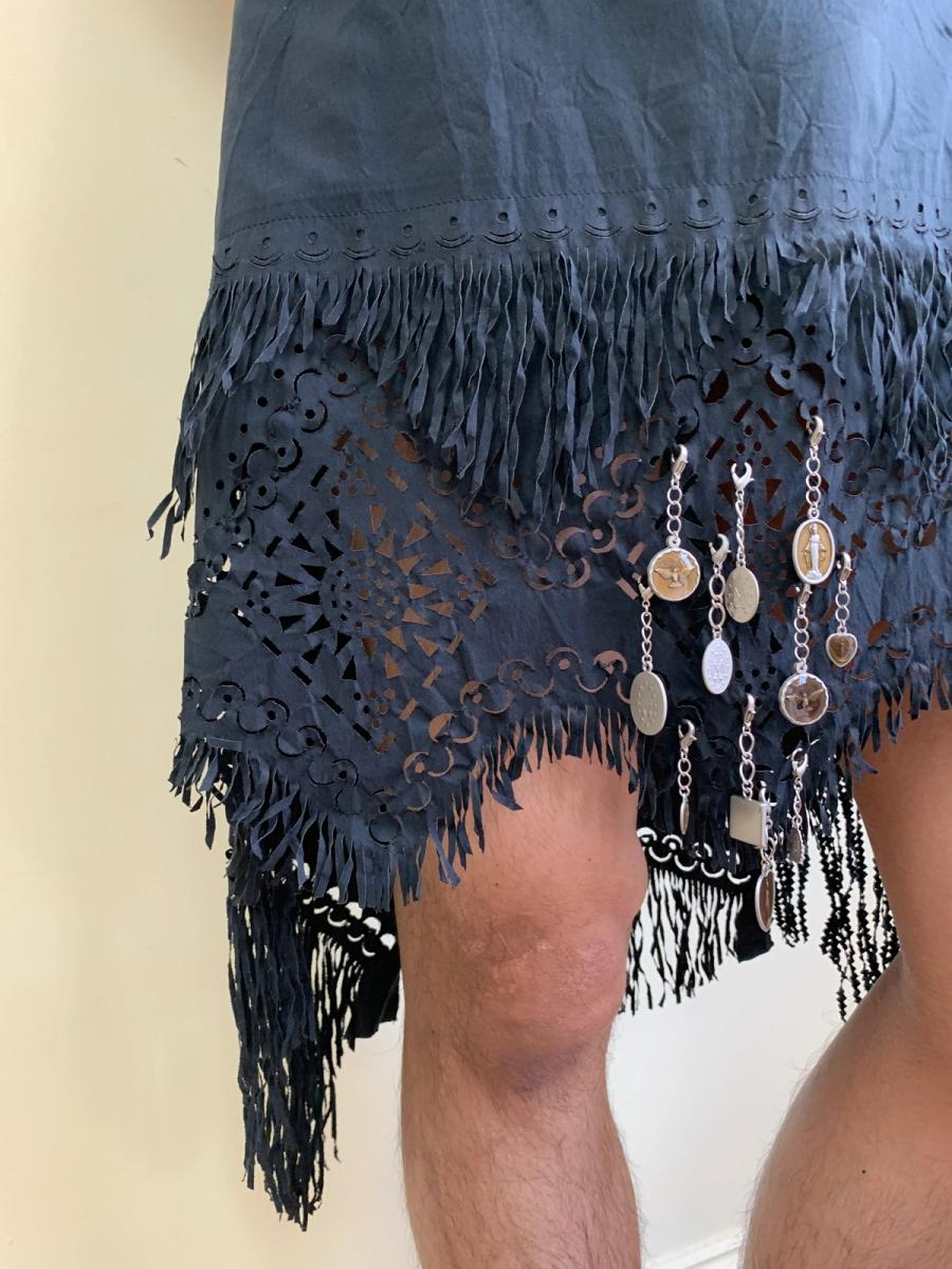 SS 2003 Jean-Paul Gaultier Laser Skirt with Charms product image