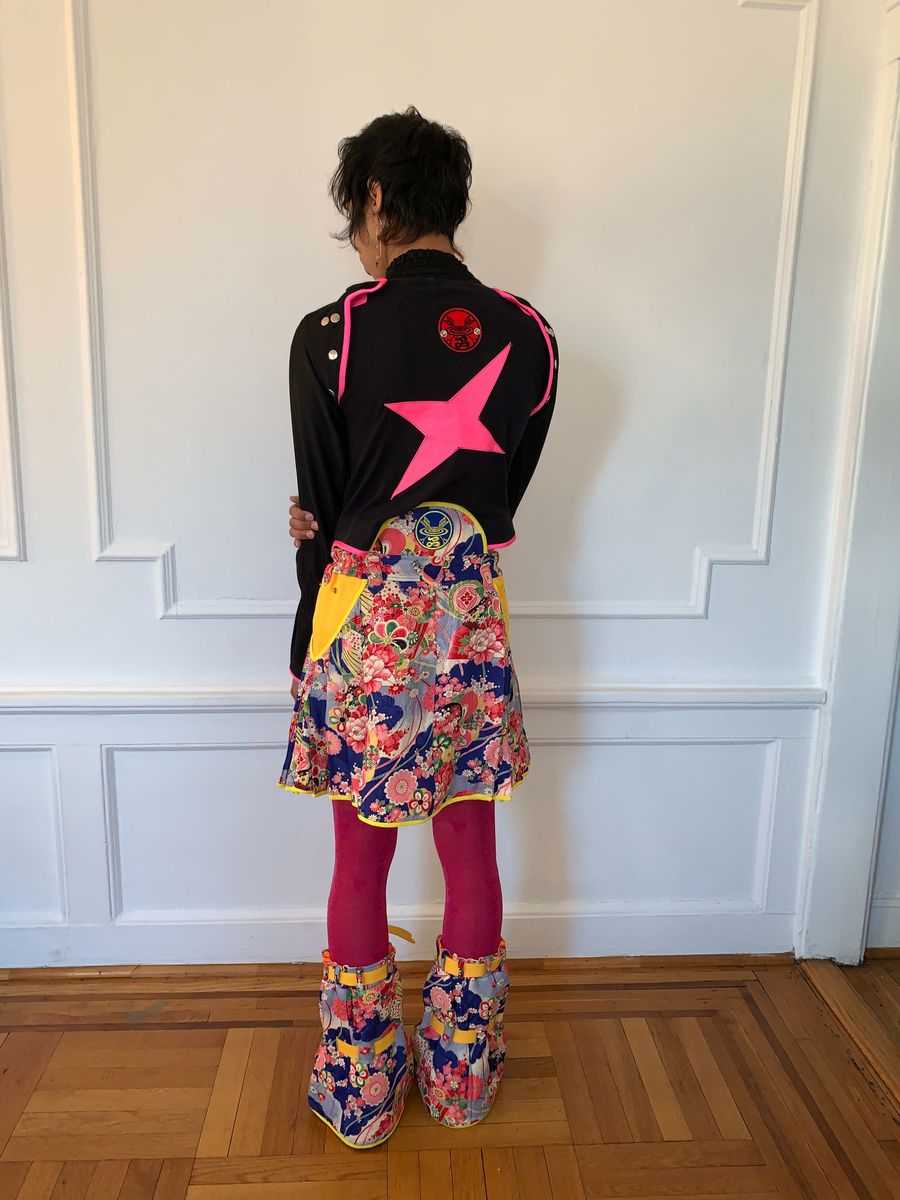 Takuya Angel 'Maki Skirt Ensemble' with Leg Warmers product image
