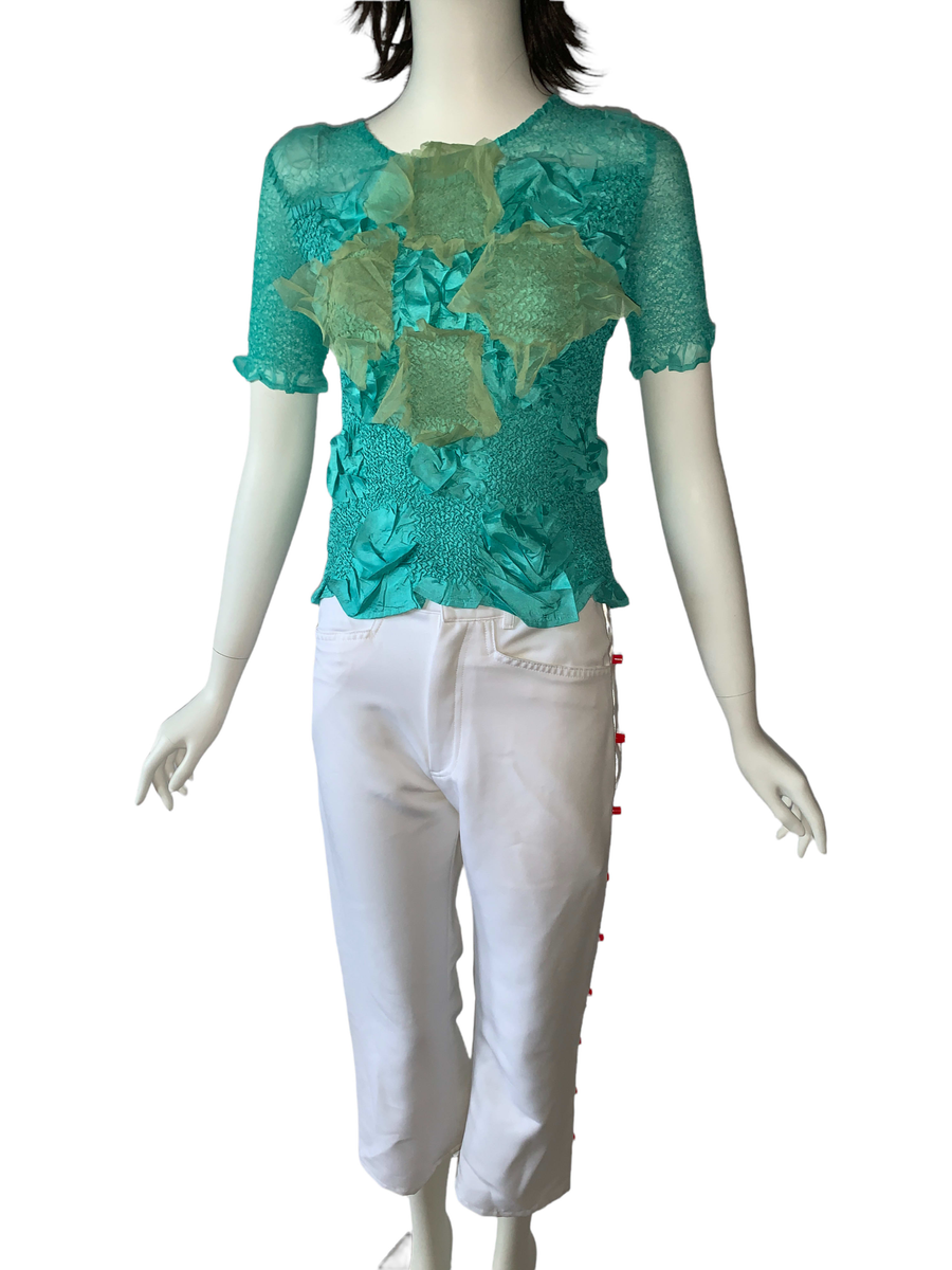 Yoshiki Hishinuma Pleated Cross Blouse product image