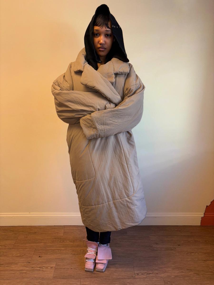 80s Norma Kamali OMO Sleeping Bag Coat product image