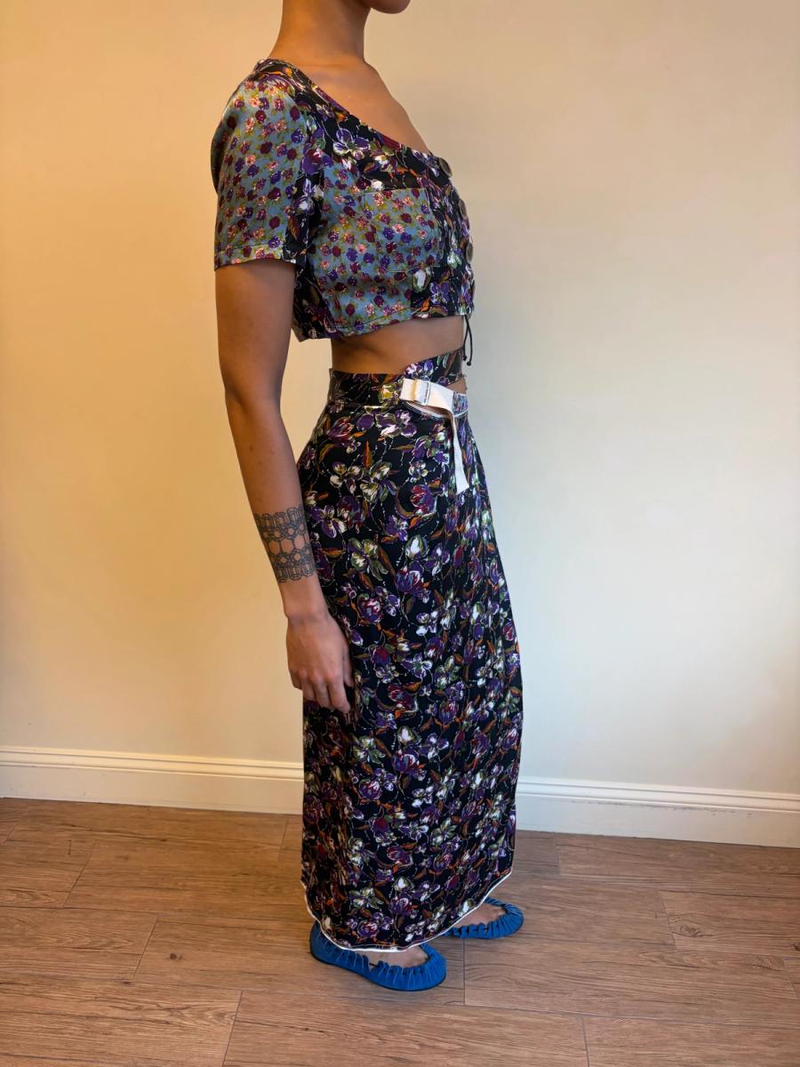S/S 1994 Jean-Paul Gaultier Runway Floral Ensemble product image