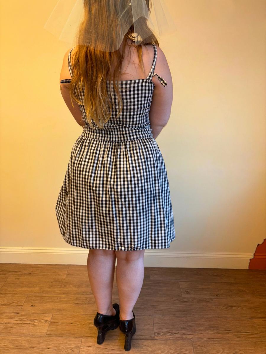 Vintage French Gingham Dress product image