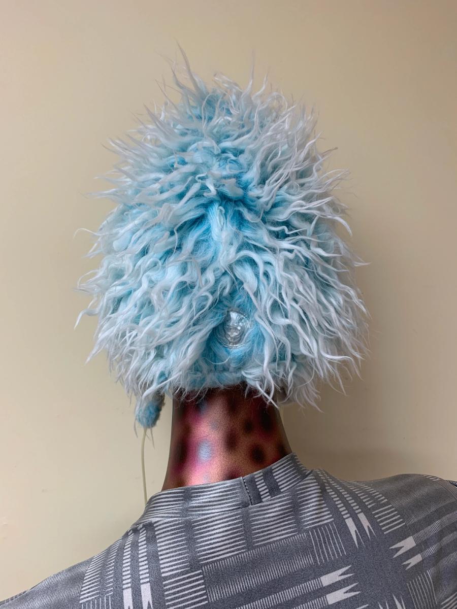 Deadstock Cyberdog Fuzzy Ice Blue Hat product image