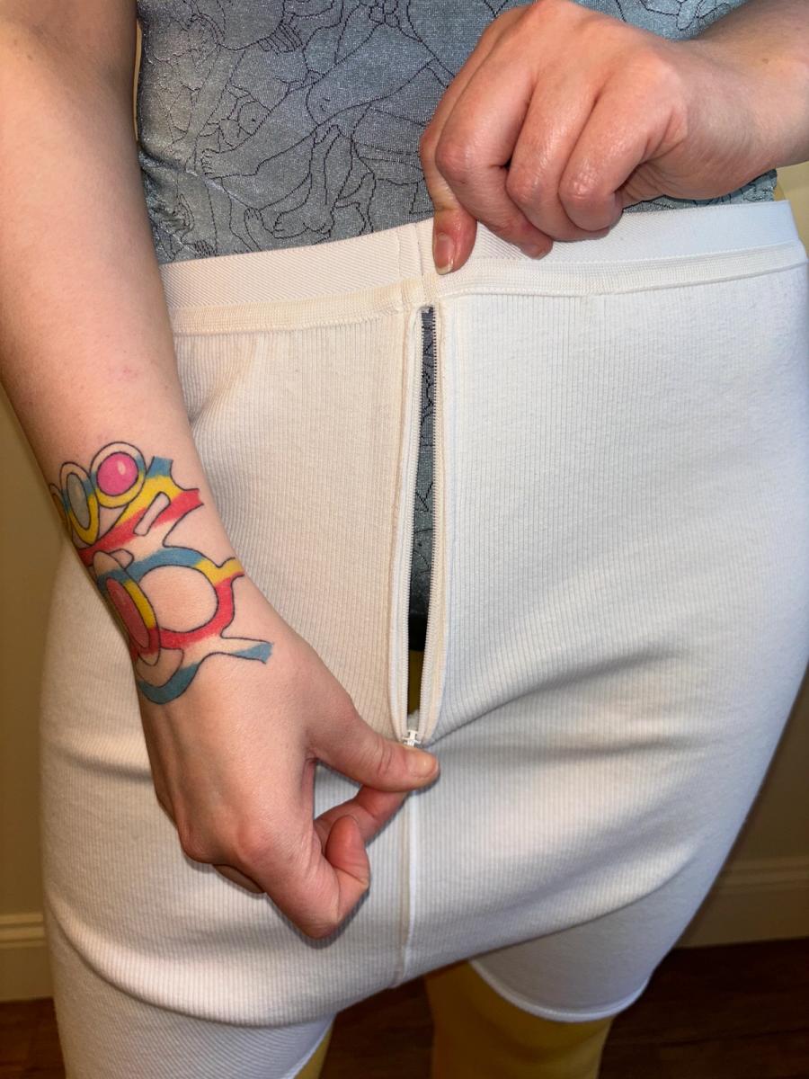 80s Jean-Paul Gaultier Public Underwear Skirt product image