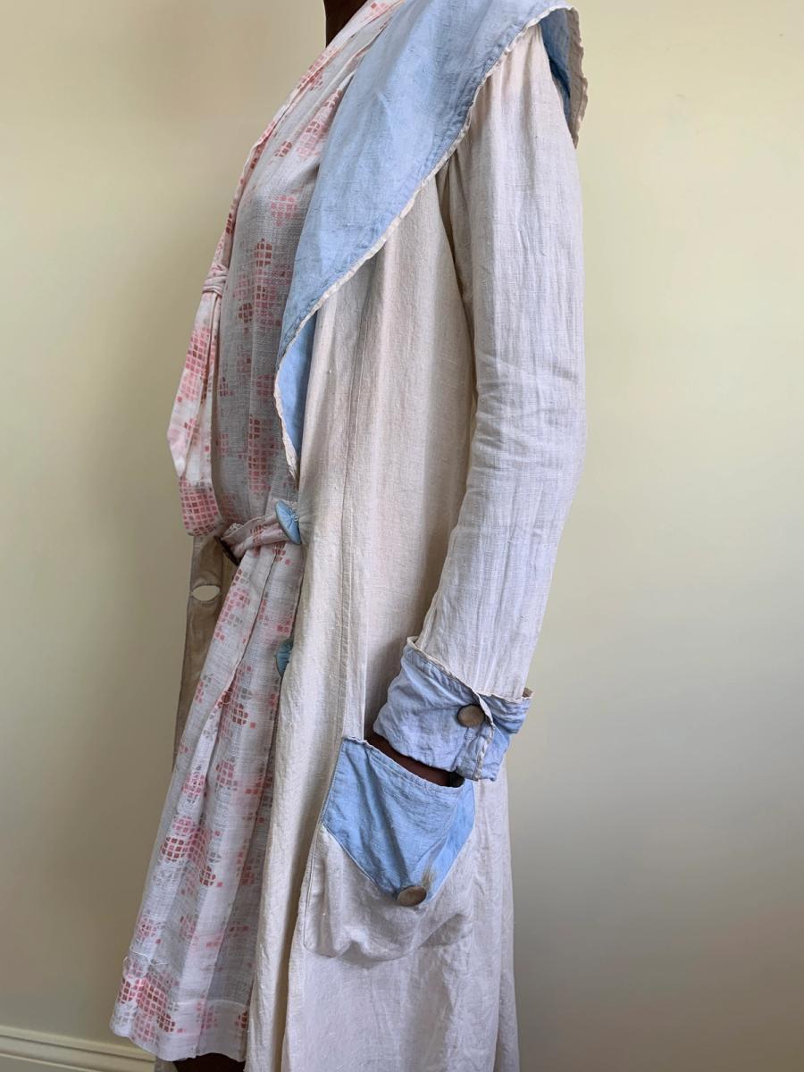 Edwardian Duster with Baby Blue Accents product image