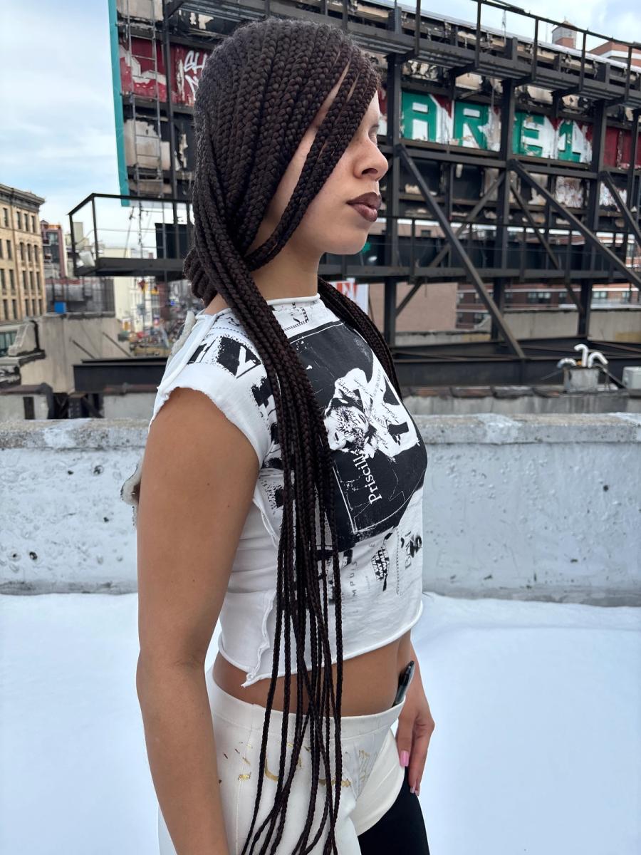 NANA Detachable Fur Tee 1 product image