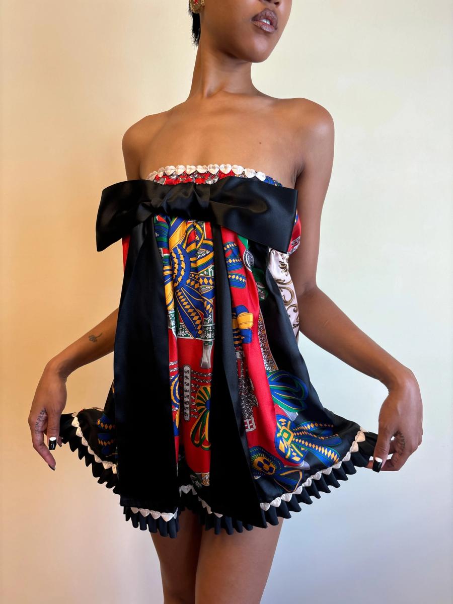 Glamorous Jane Bow Scarf Dress