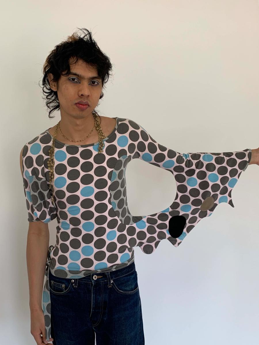 Vinti Andrews Asymmetrical Circle Shirt product image